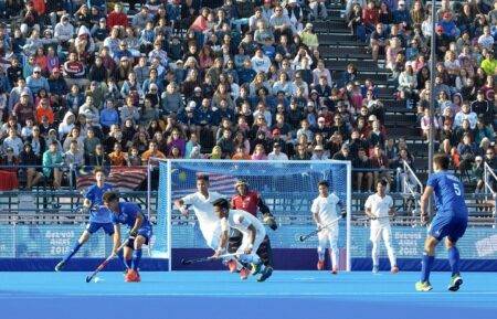 Field hockey at the 2018 Summer Youth Olympics – Boys Preliminary Round – MAS ARG 141